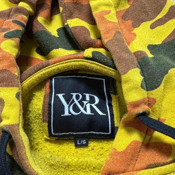 Y&R multicoloured hoodie men’s size large - Picture 5 of 8